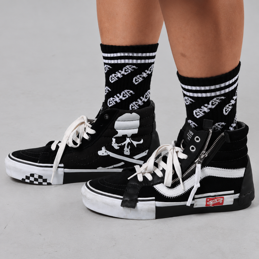 GAHGA × Feet Work ALL OVER LOGO SOCKS