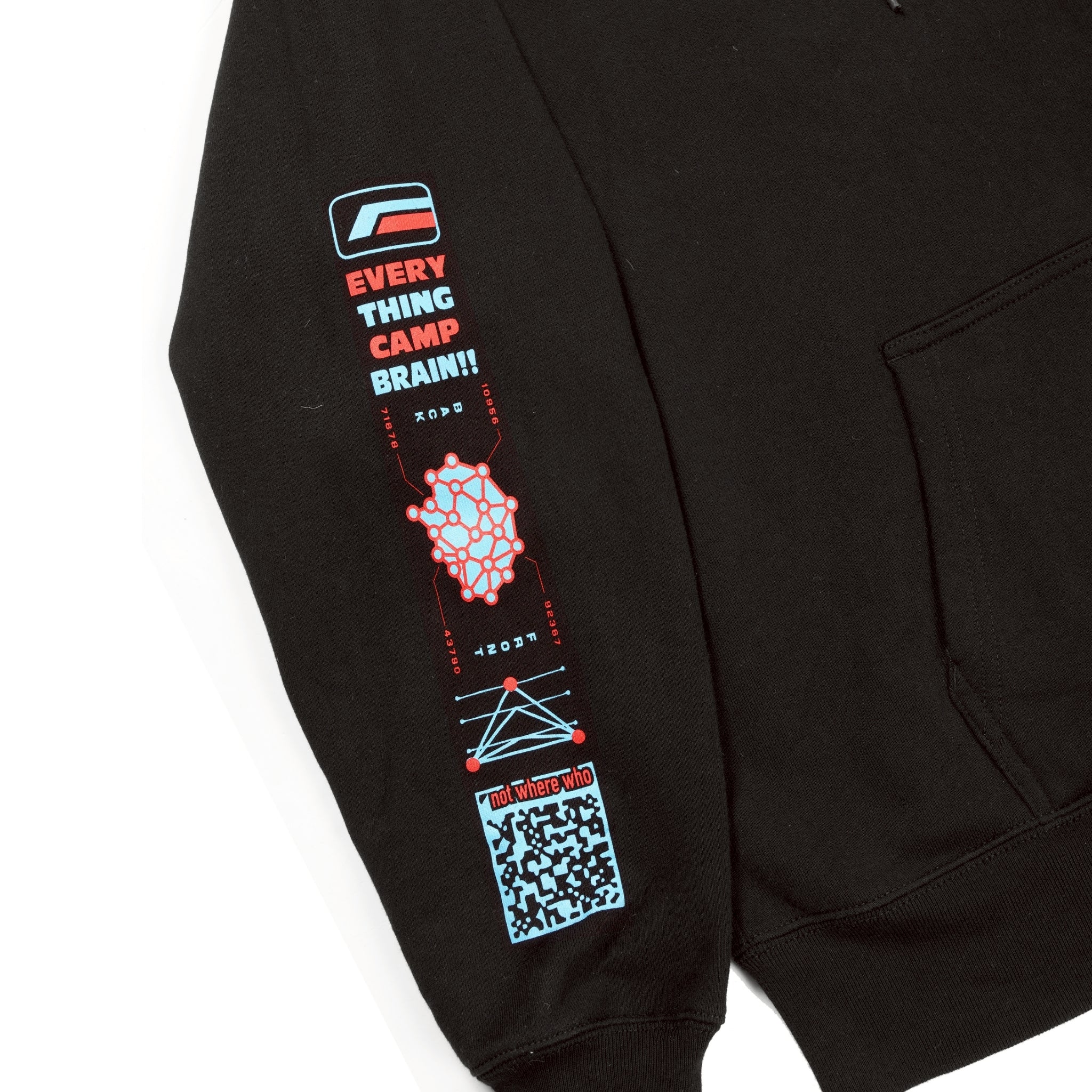 GAHGA \"キャ脳パーカー\" 黒/ XL GAHGA キャ脳パーカー