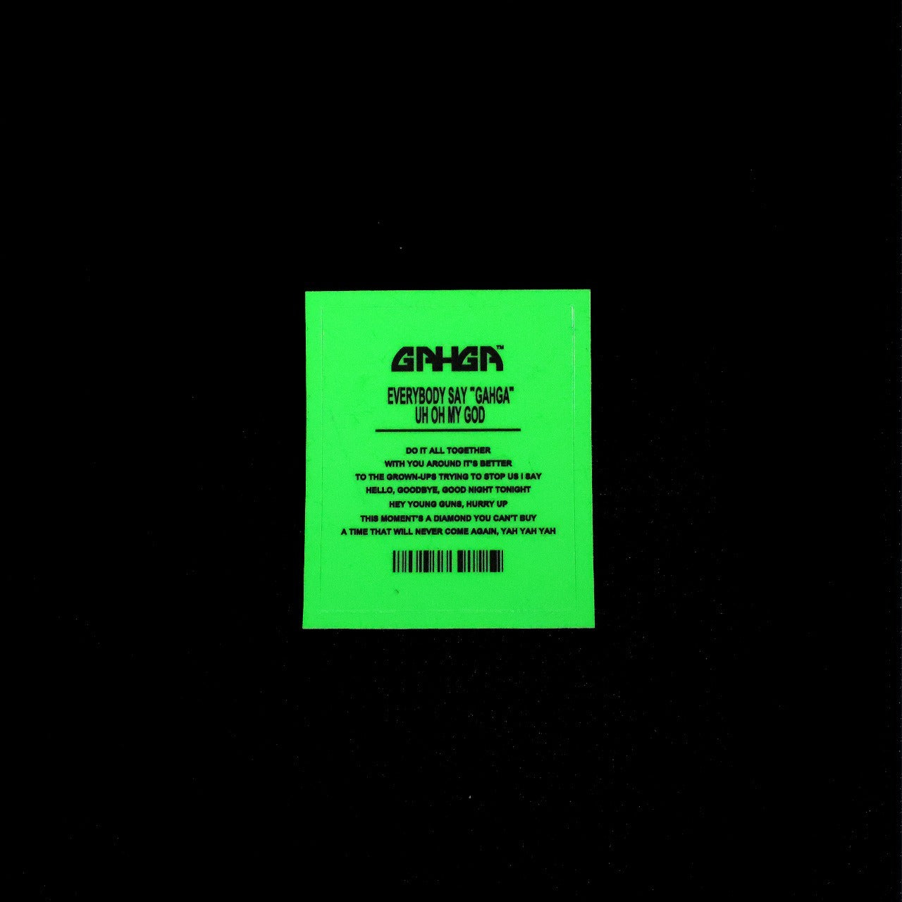 GAHGA 【NEON STICKER】