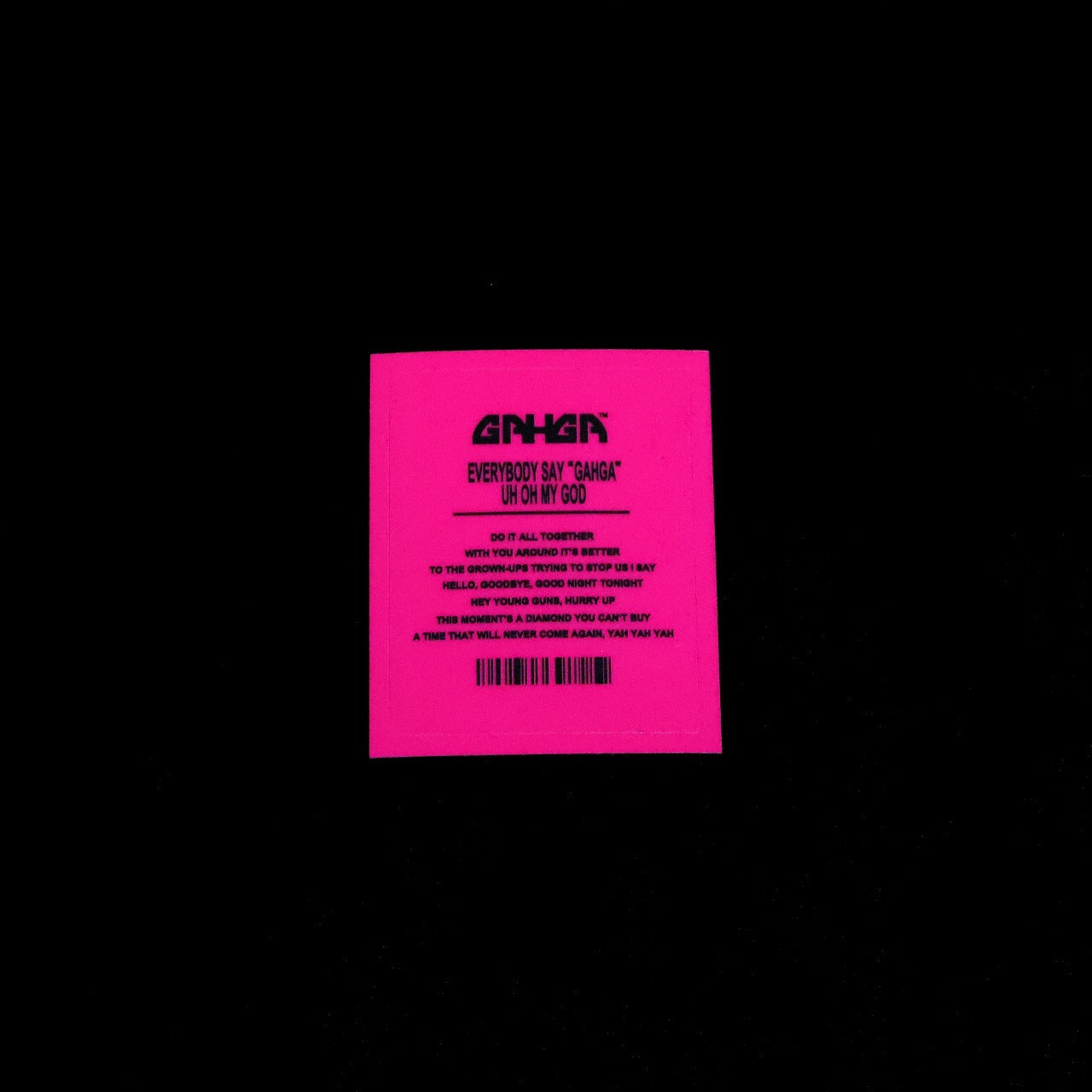 GAHGA 【NEON STICKER】
