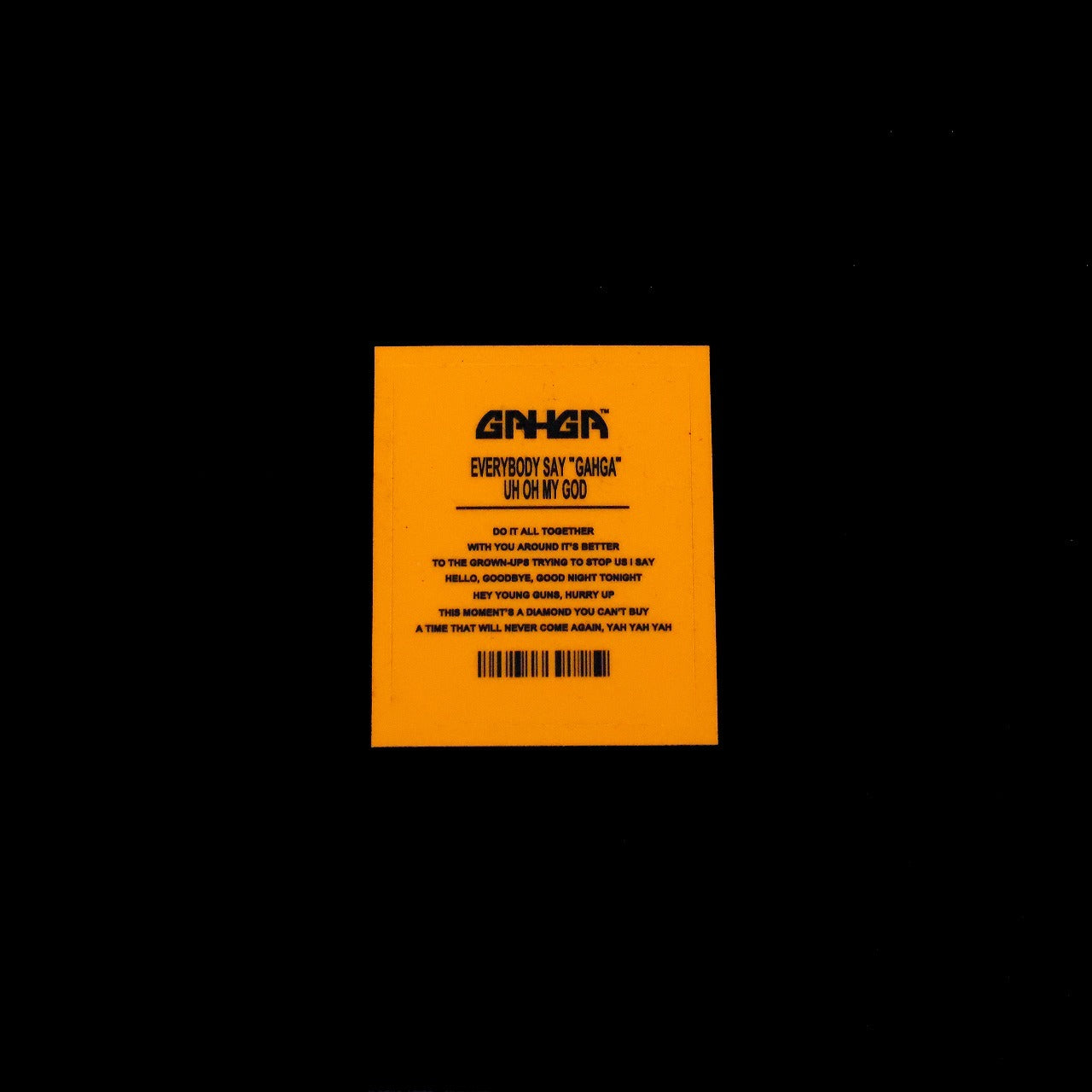 GAHGA 【NEON STICKER】