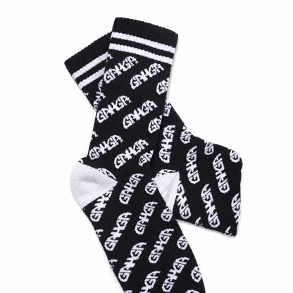 GAHGA × Feet Work ALL OVER LOGO SOCKS
